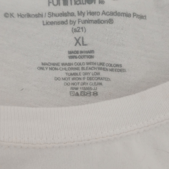 My hero academy t-shirt pre-owned - Picture 3 of 3